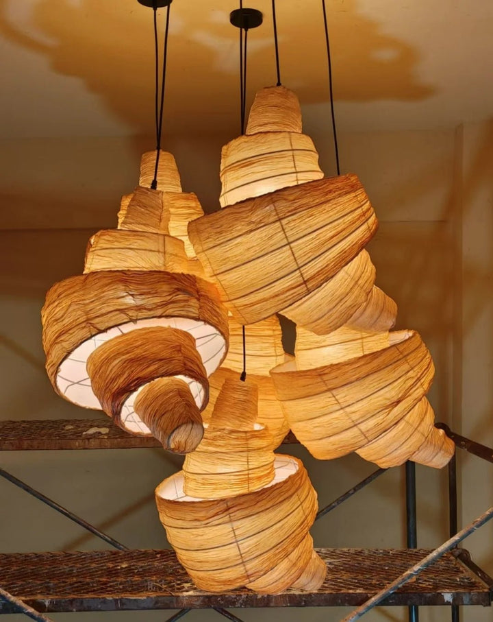 Croissant Fabric Pendant Light - Vakkerlight
