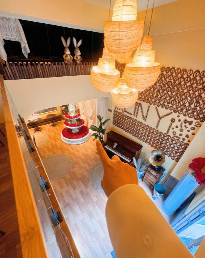 Croissant Fabric Pendant Light - Vakkerlight