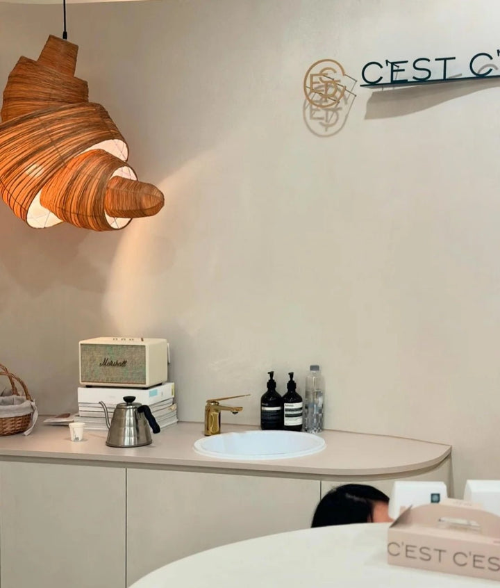 Croissant Fabric Pendant Light - Vakkerlight