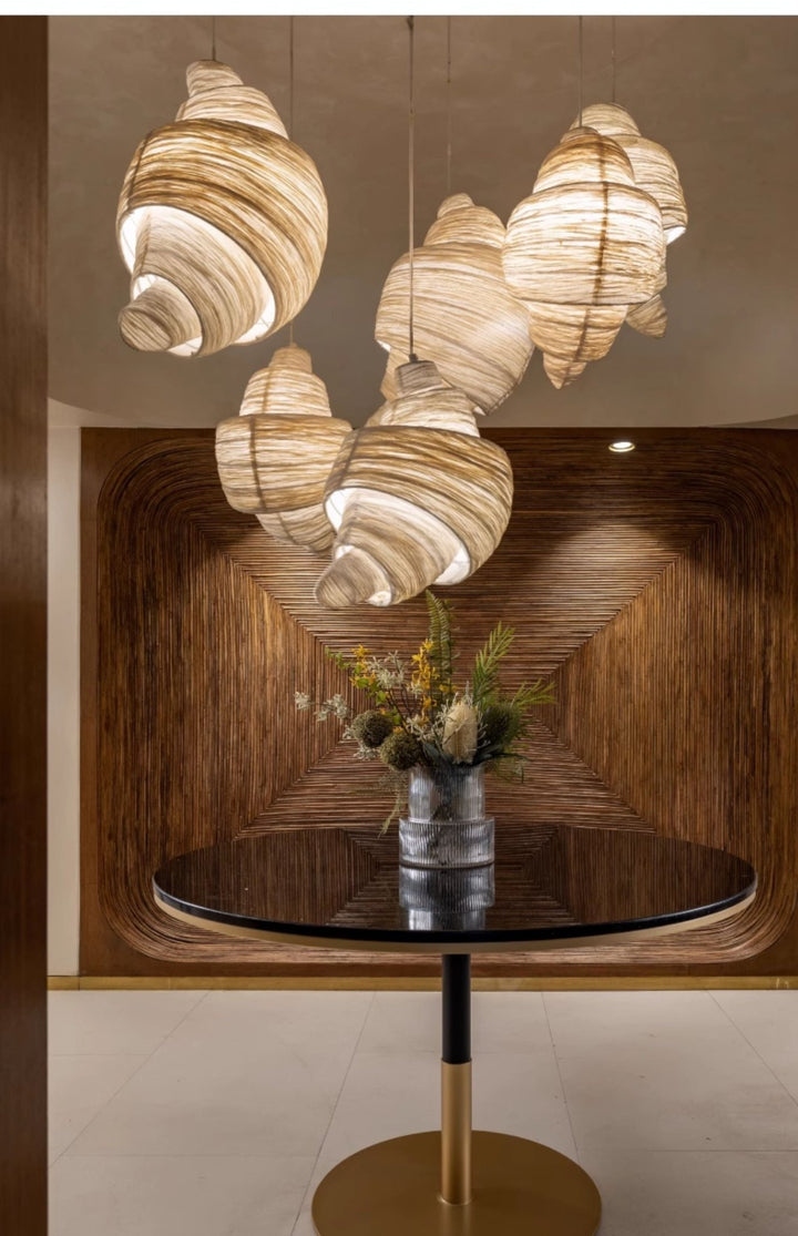 Croissant Fabric Pendant Light - Vakkerlight