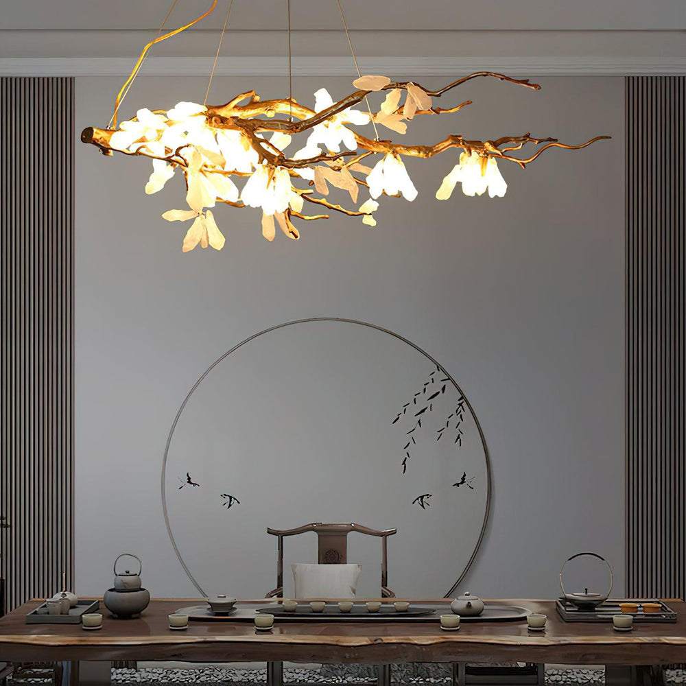 Crushed Natural Stone Chandelier - Vakkerlight