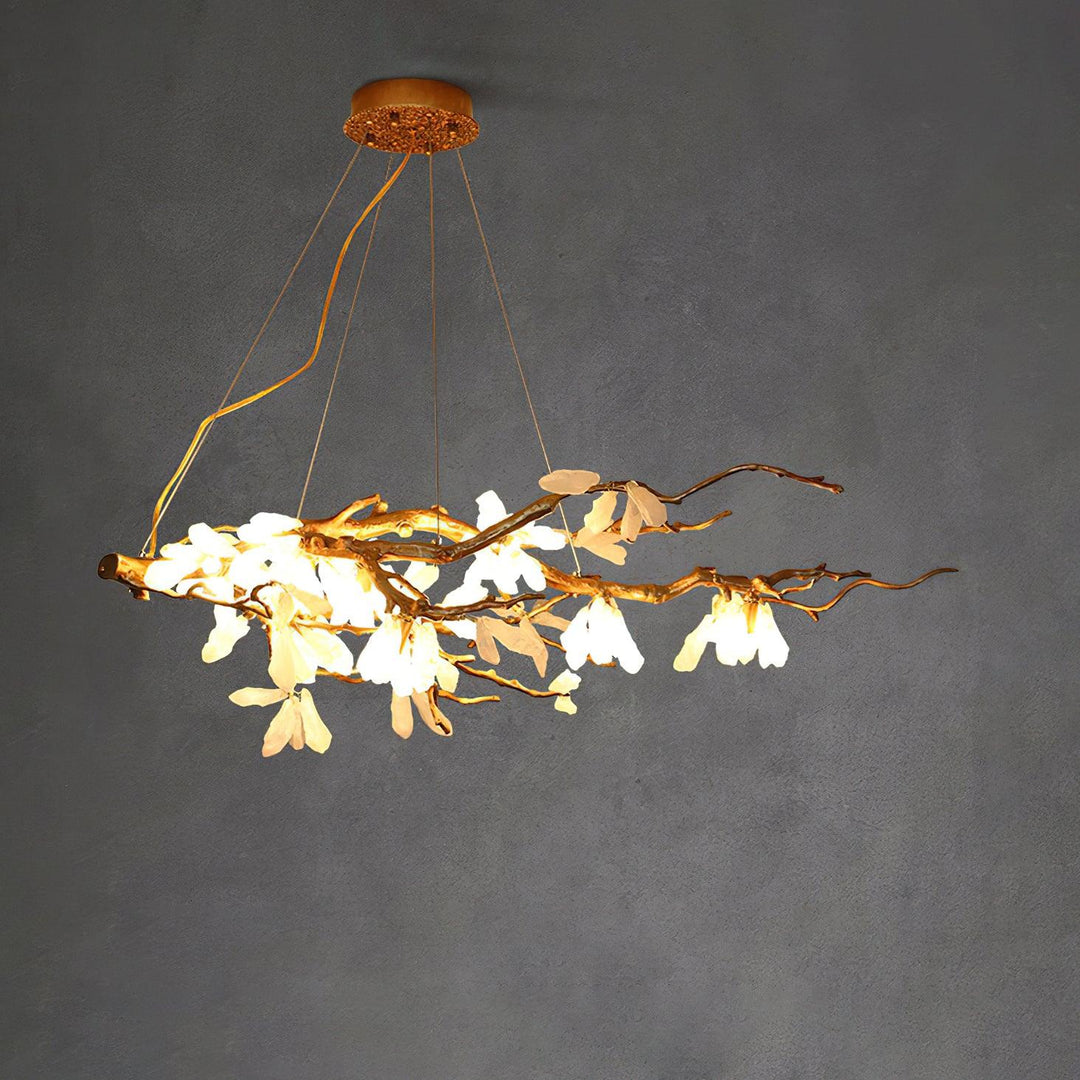 Crushed Natural Stone Chandelier - Vakkerlight