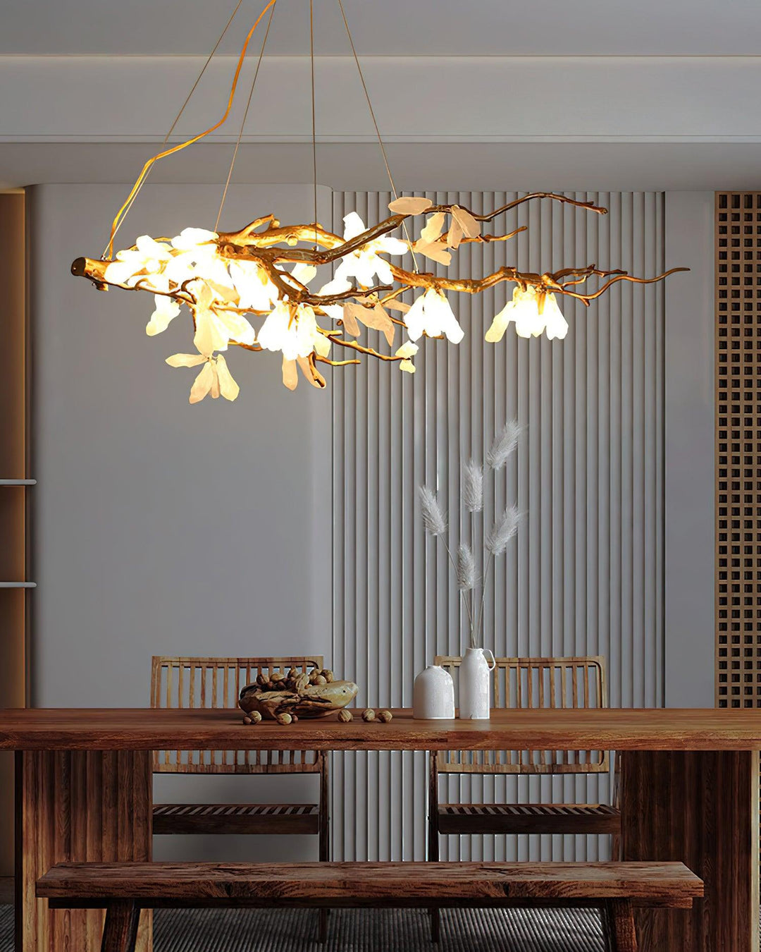 Crushed Natural Stone Chandelier - Vakkerlight