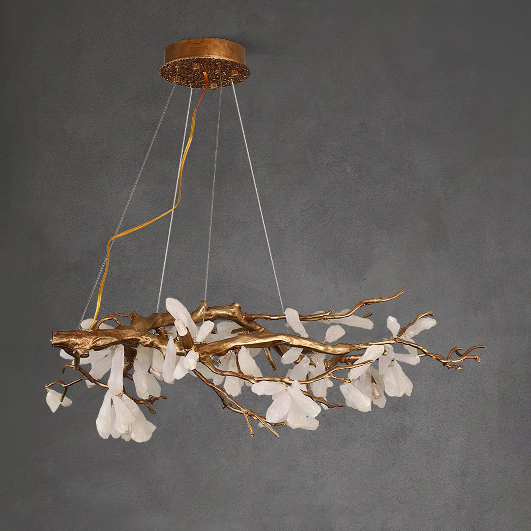 Crushed Natural Stone Chandelier - Vakkerlight