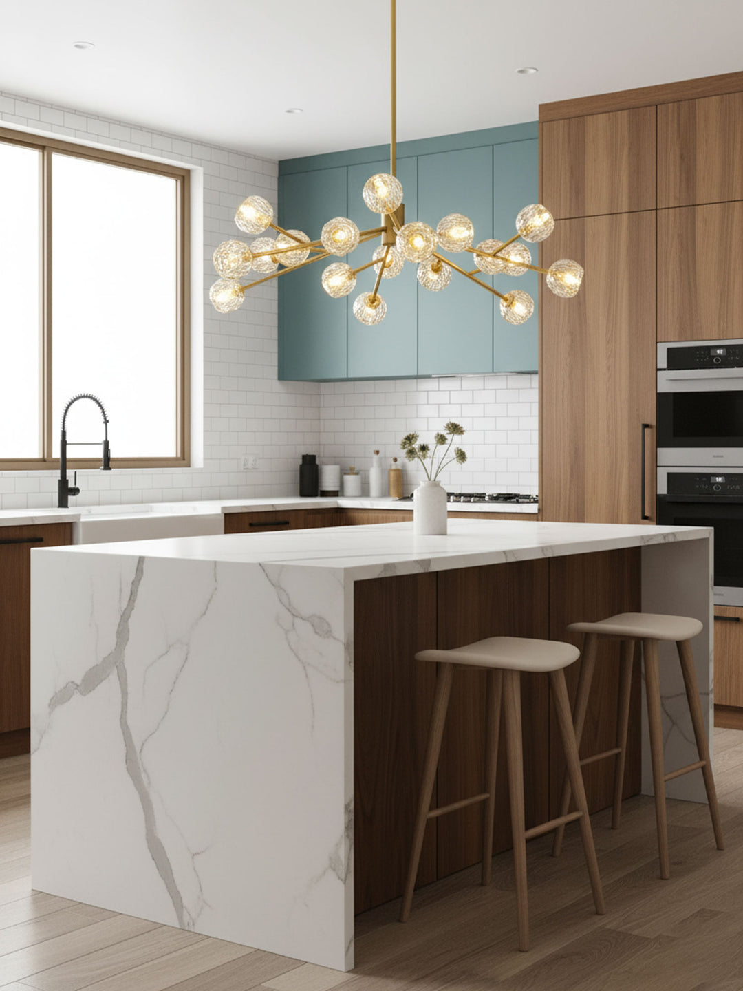 Crystal Ball Round Cluster Chandelier - Vakkerlight