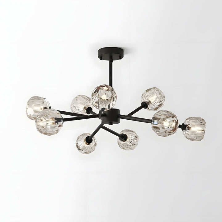 Crystal Ball Round Cluster Chandelier - Vakkerlight