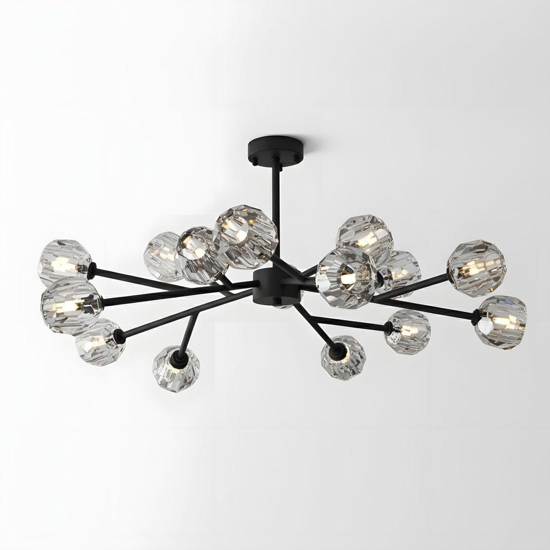 Crystal Ball Round Cluster Chandelier - Vakkerlight