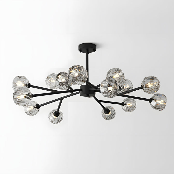 Crystal Ball Round Cluster Chandelier - Vakkerlight