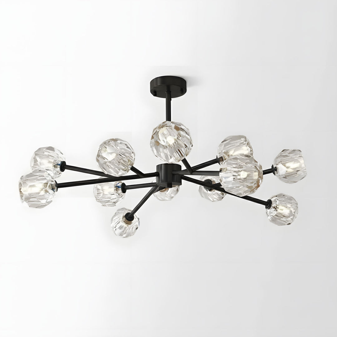 Crystal Ball Round Cluster Chandelier - Vakkerlight