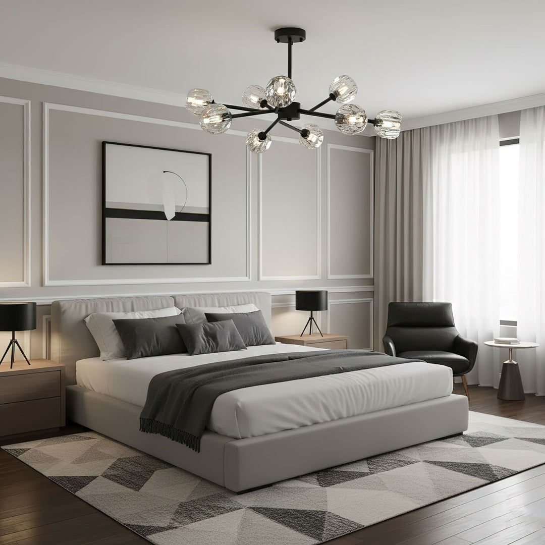 Crystal Ball Round Cluster Chandelier - Vakkerlight