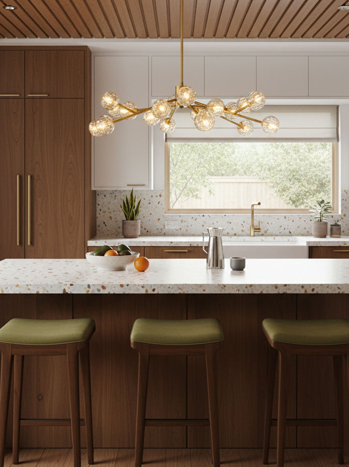 Crystal Ball Round Cluster Chandelier - Vakkerlight