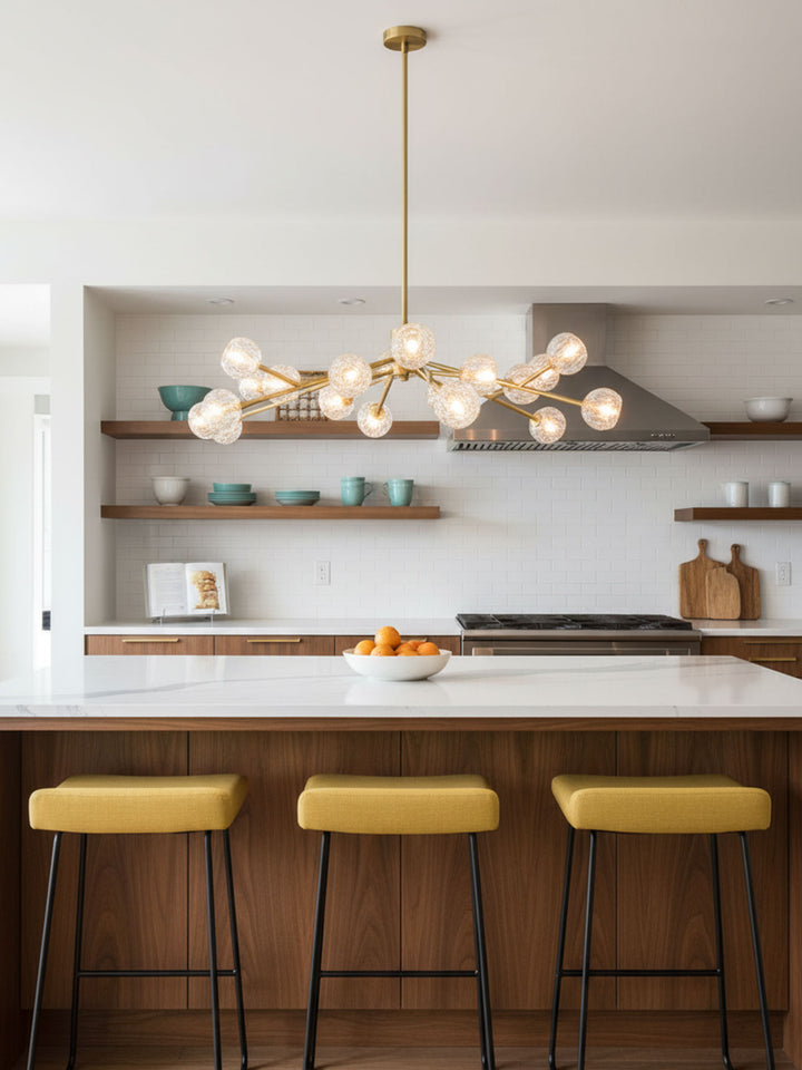 Crystal Ball Round Cluster Chandelier - Vakkerlight