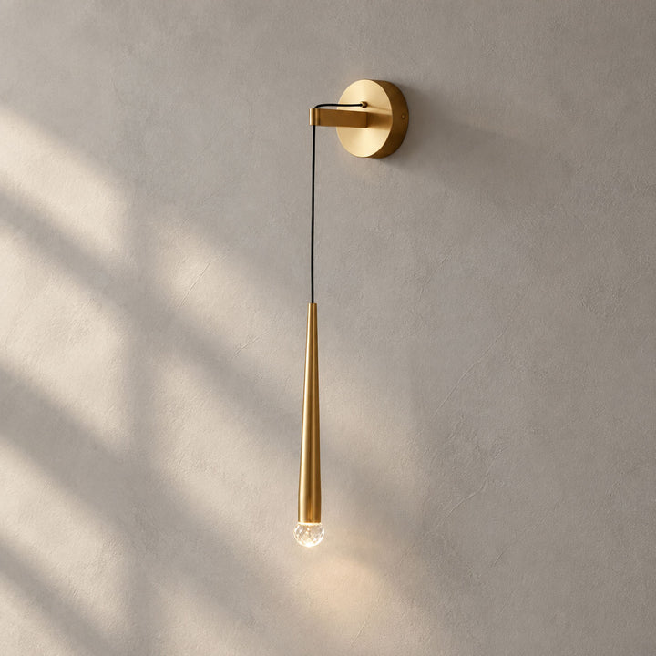Crystal Conical Wall Lamp