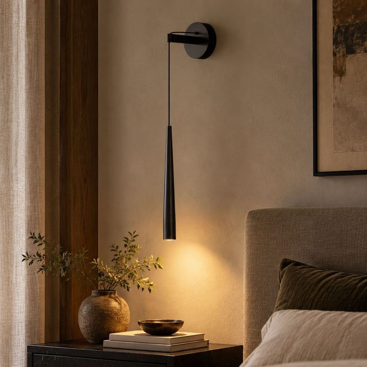 Crystal Conical Wall Lamp