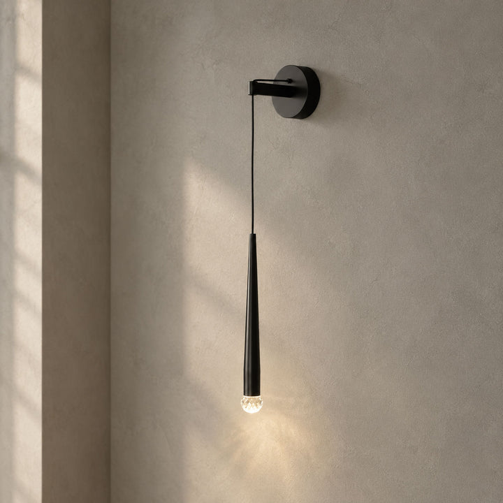 Crystal Conical Wall Lamp