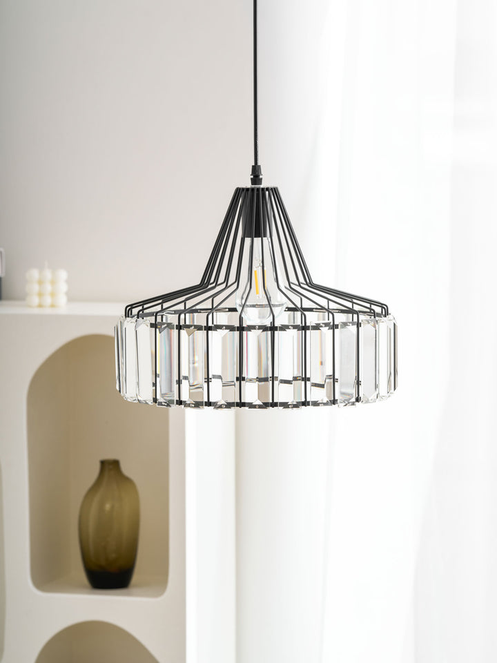 Crystal Drum Pendant Lamp - Vakkerlight