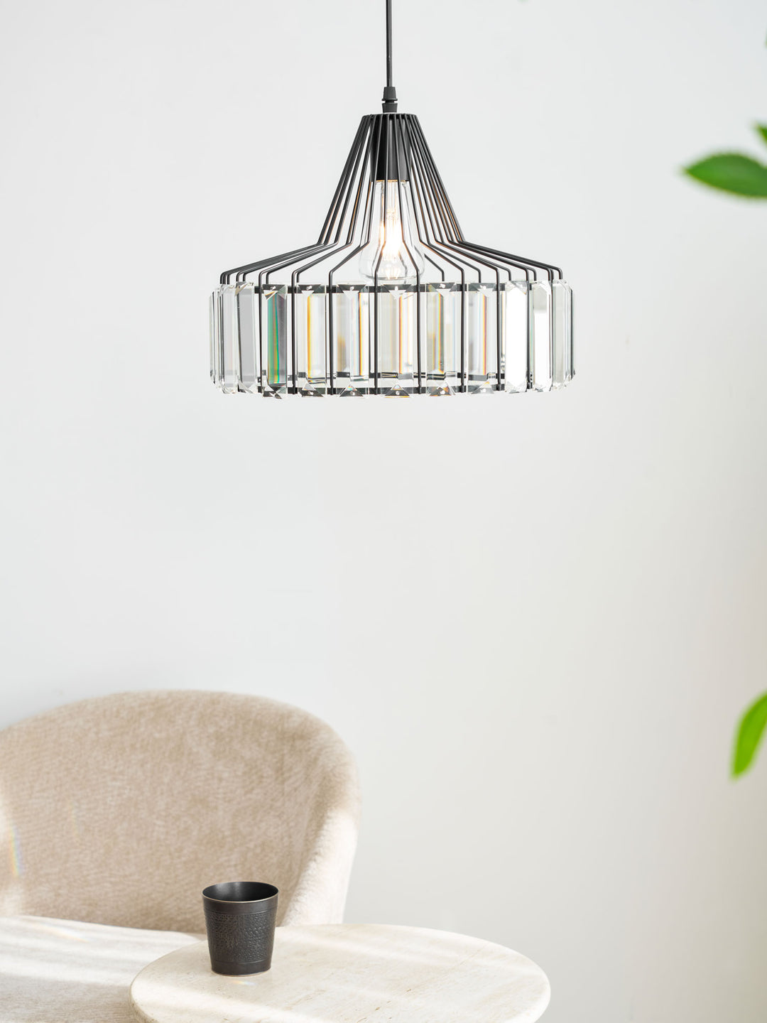 Crystal Drum Pendant Lamp - Vakkerlight