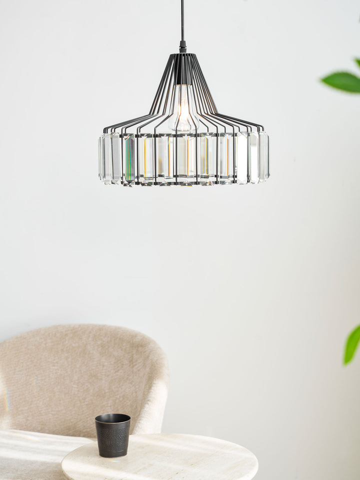 Crystal Drum Pendant Lamp - Vakkerlight
