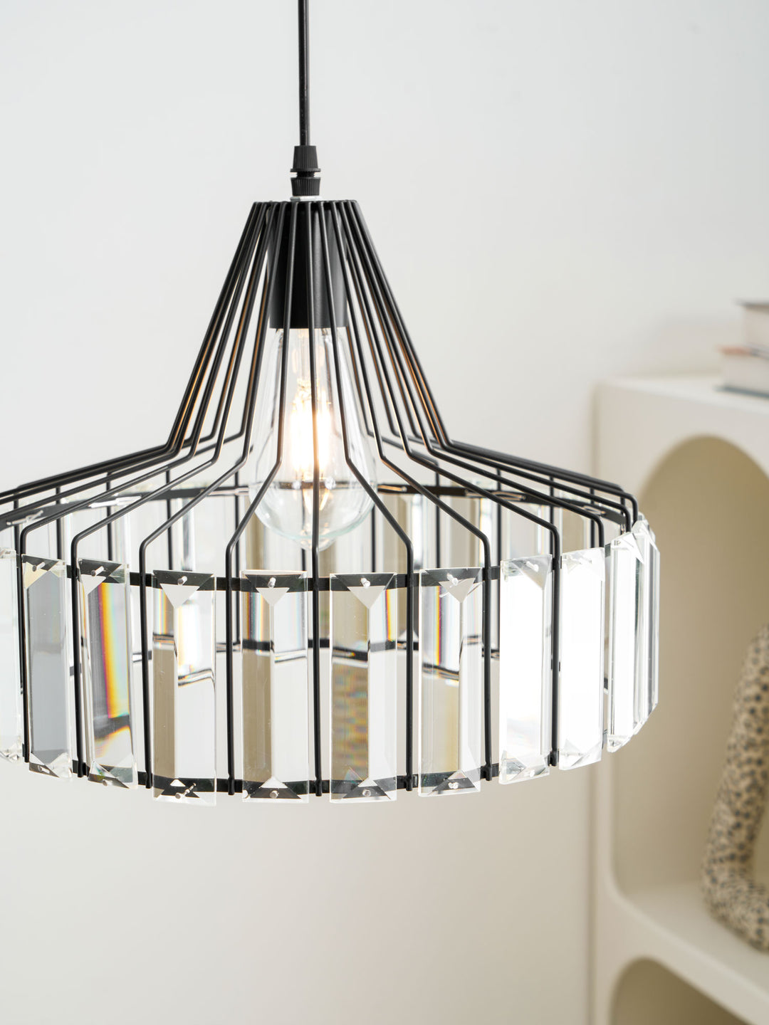 Crystal Drum Pendant Lamp - Vakkerlight