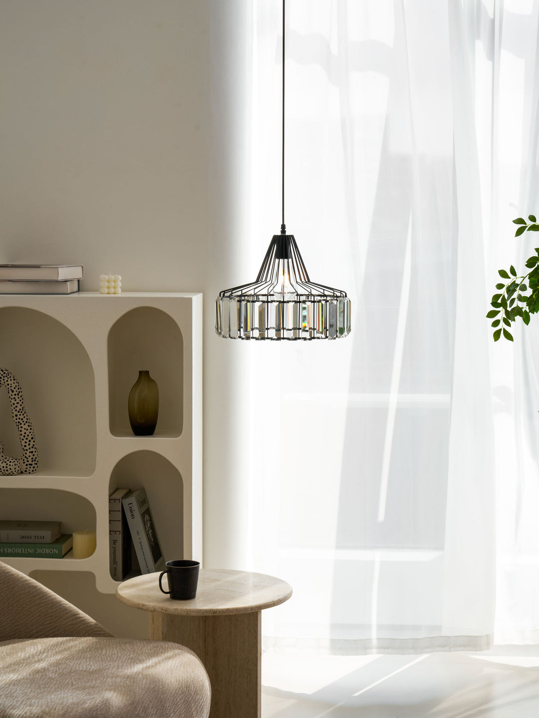 Crystal Drum Pendant Lamp - Vakkerlight