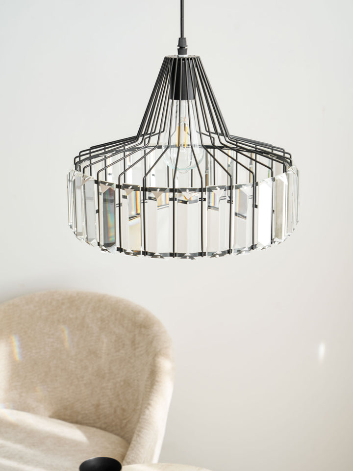 Crystal Drum Pendant Lamp - Vakkerlight