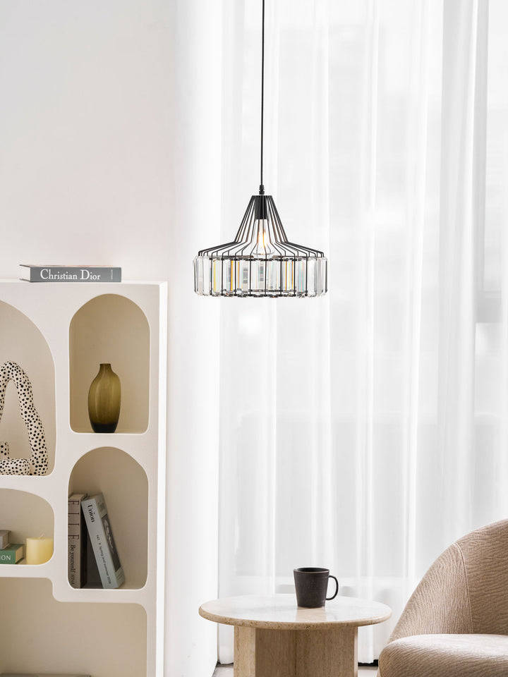 Crystal Drum Pendant Lamp - Vakkerlight