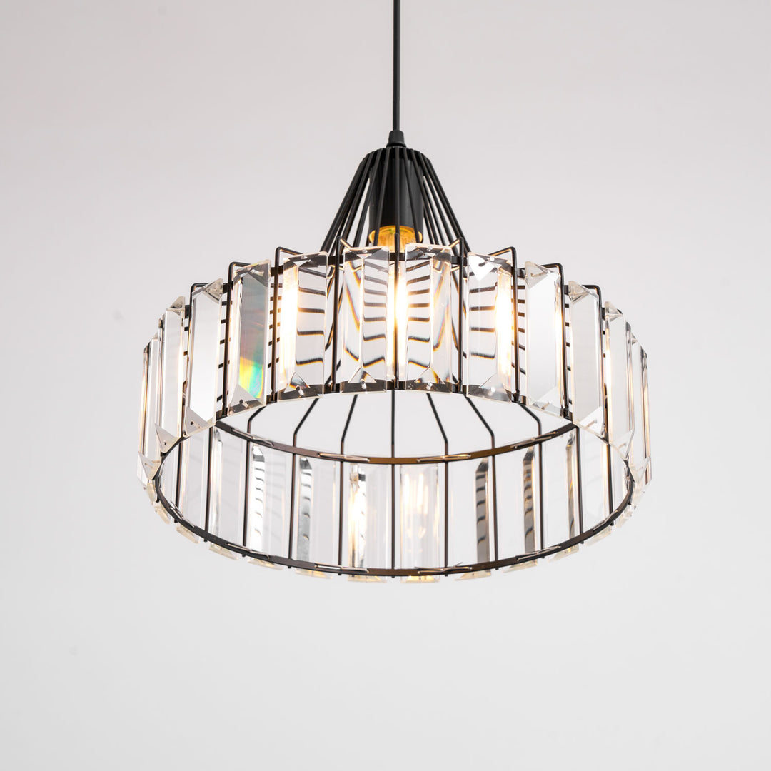 Crystal Drum Pendant Lamp - Vakkerlight