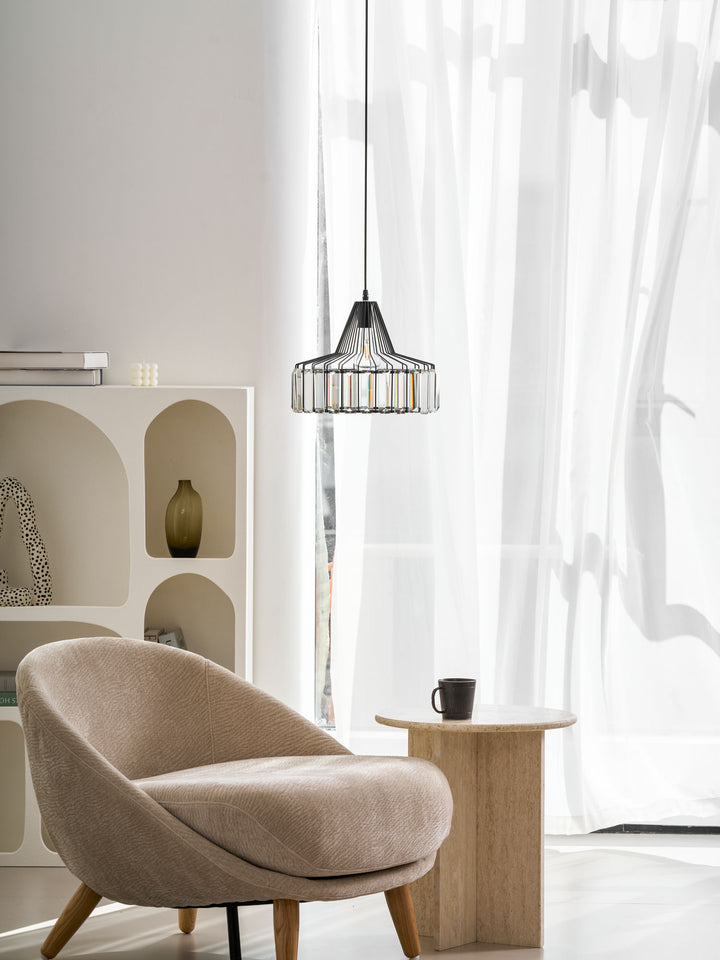 Crystal Drum Pendant Lamp - Vakkerlight