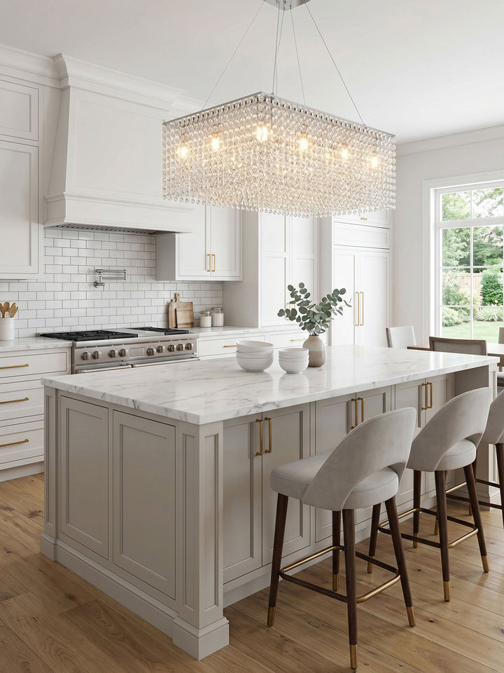 Crystal Frame Chandelier