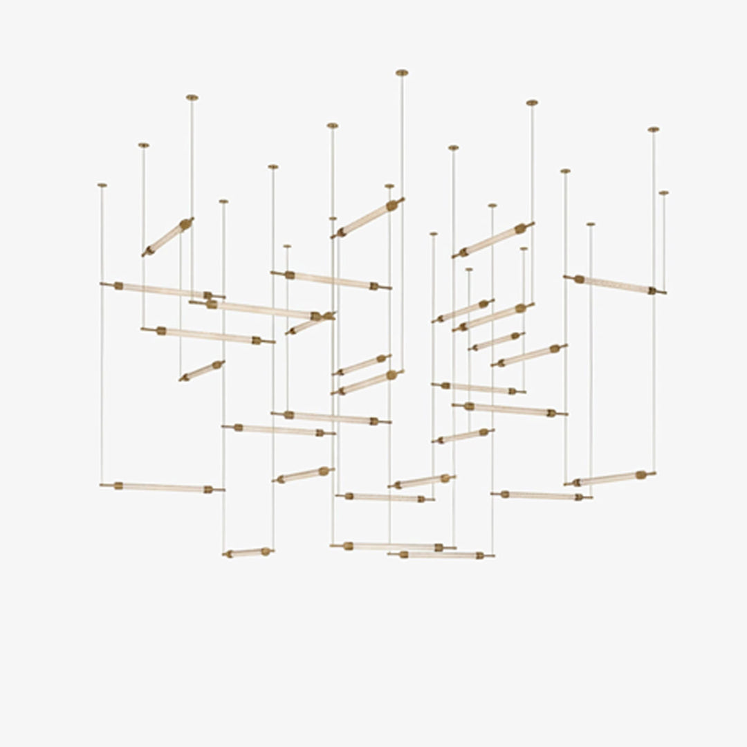 Crystal Grid Customize Chandelier - Vakkerlight