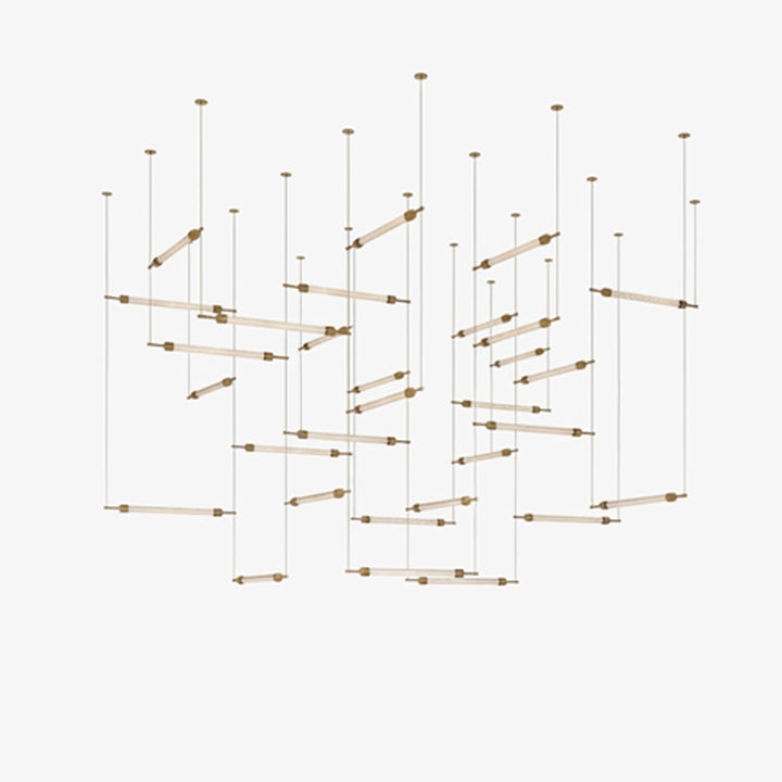 Crystal Grid Customize Chandelier - Vakkerlight