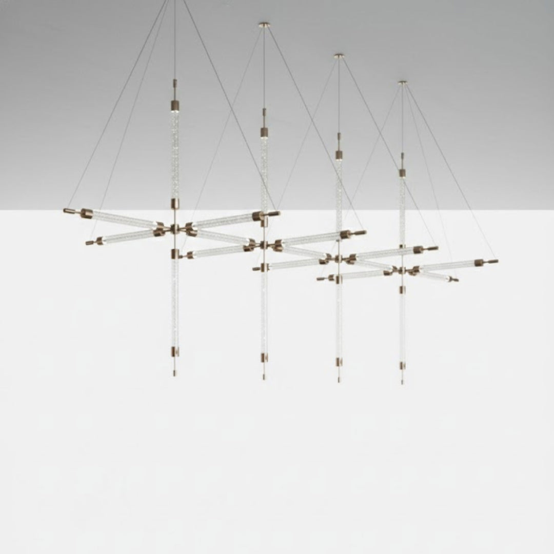 Crystal Grid Customize Chandelier - Vakkerlight