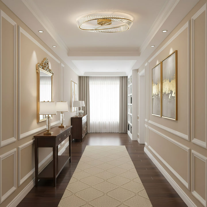 Crystal Rings Ceiling Lamp - Vakkerlight