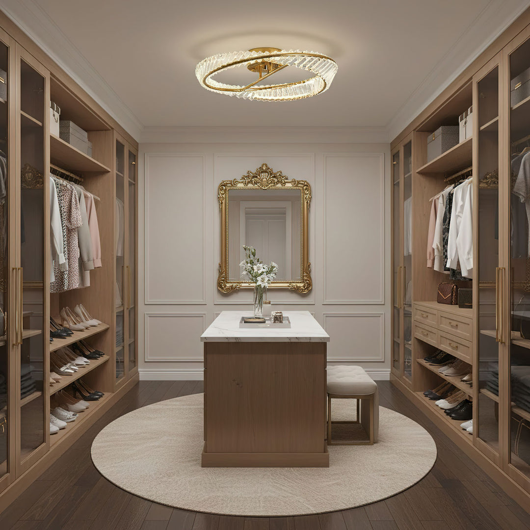 Crystal Rings Ceiling Lamp - Vakkerlight