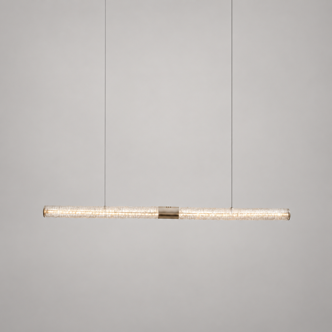 Crystal Stream Lineare Pendelleuchte
