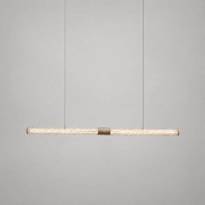 Crystal Stream Lineare Pendelleuchte