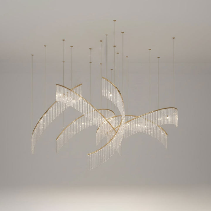 Crystal Spin Customize Chandelier - Vakkerlight