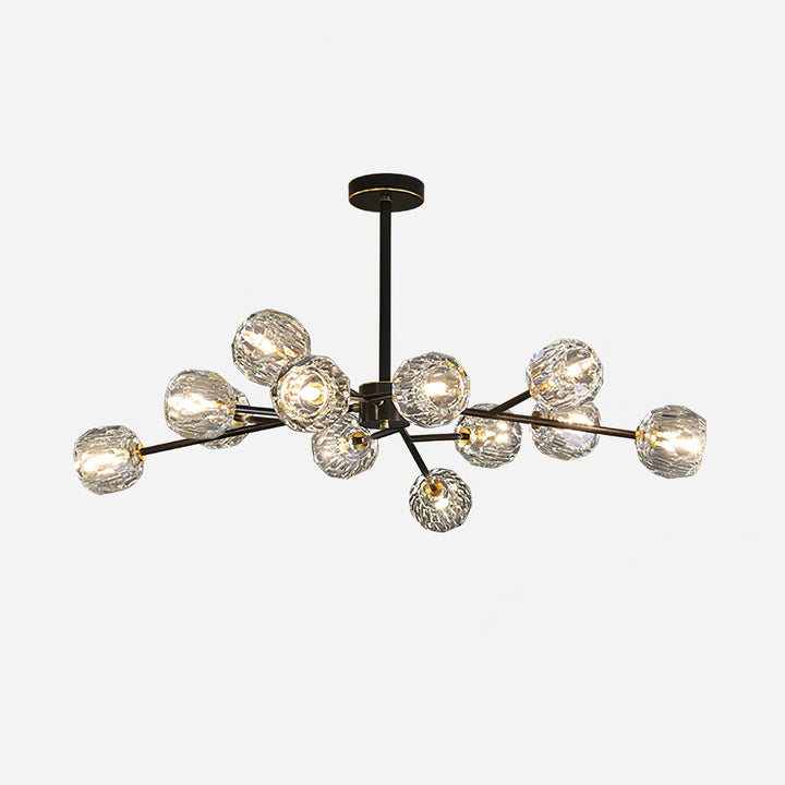 Crystal Ball Round Cluster Chandelier