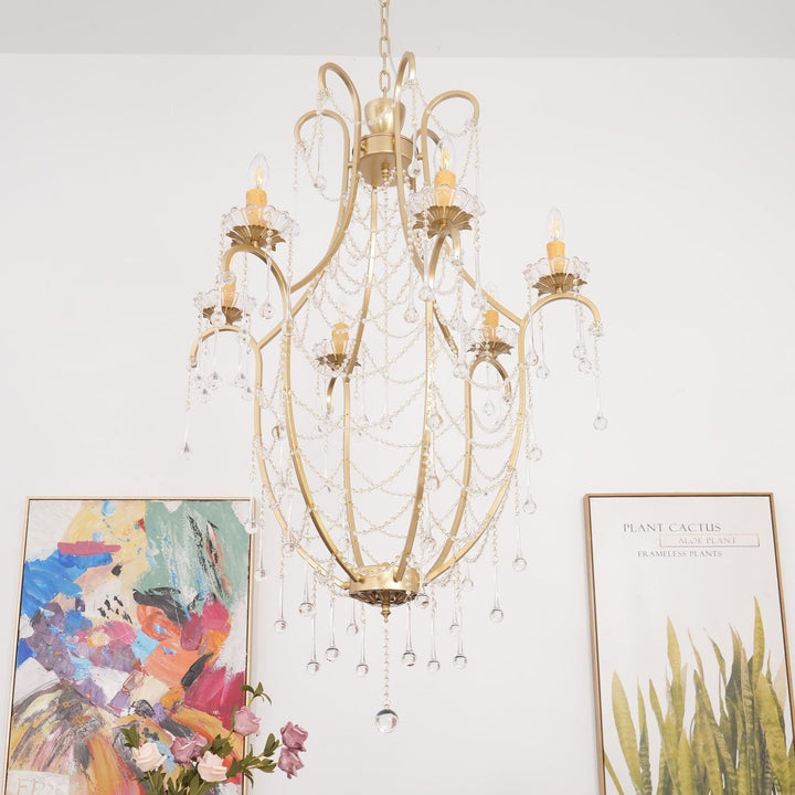 Crystal Birdcage Chandelier - Vakkerlight