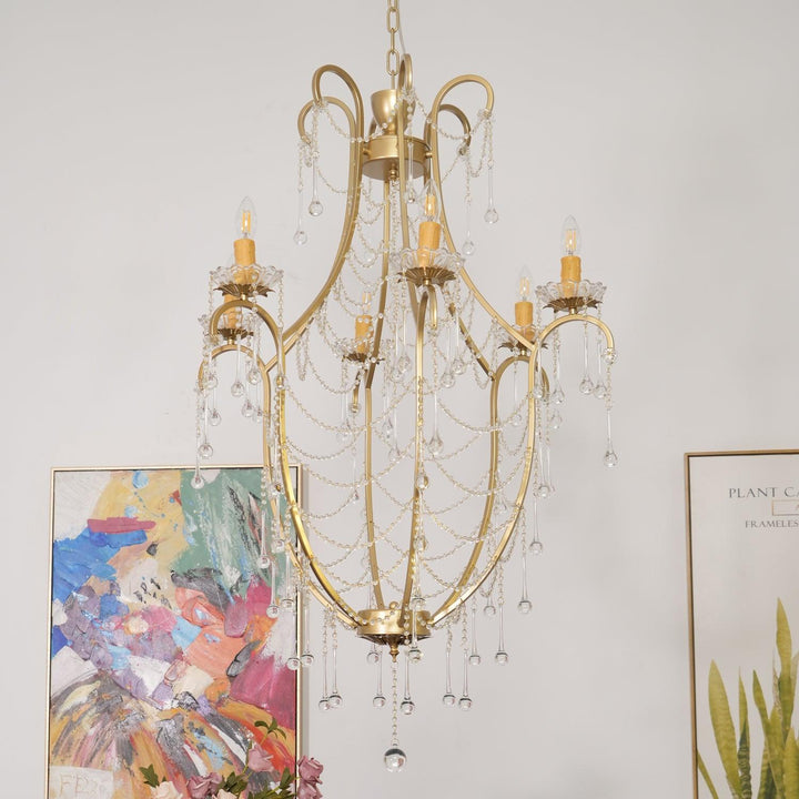 Crystal Birdcage Chandelier - Vakkerlight