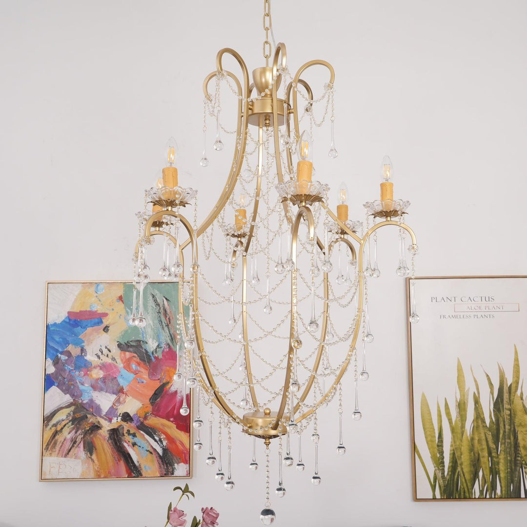 Crystal Birdcage Chandelier - Vakkerlight