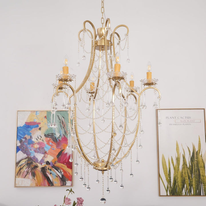 Crystal Birdcage Chandelier - Vakkerlight