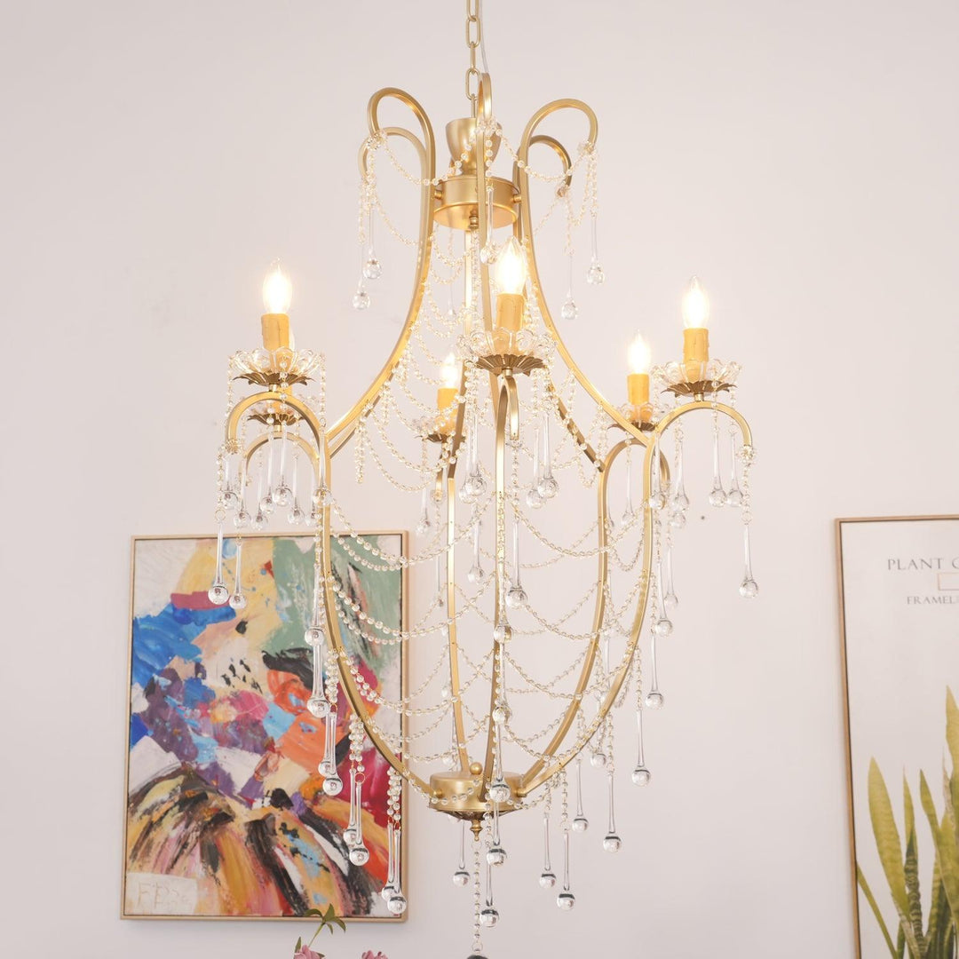 Crystal Birdcage Chandelier - Vakkerlight