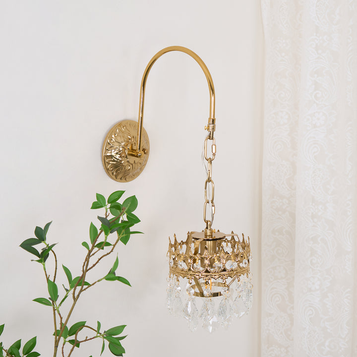 Crystal Crown Sconce