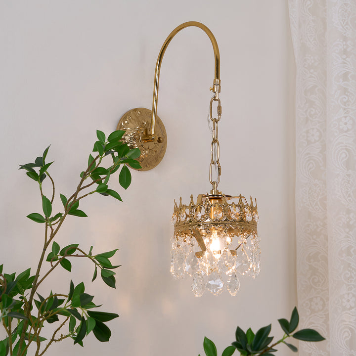 Crystal Crown Sconce