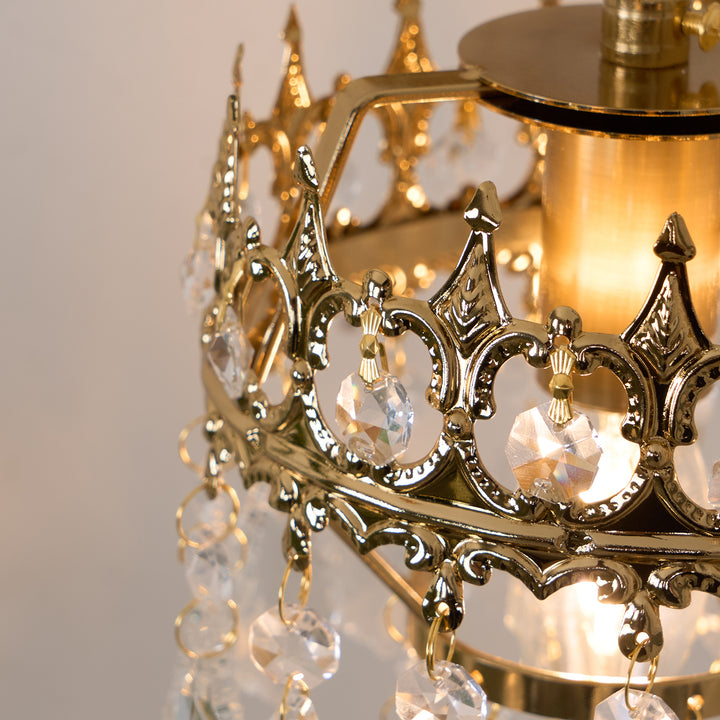 Crystal Crown Sconce