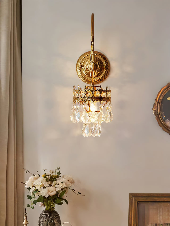 Crystal Crown Sconce