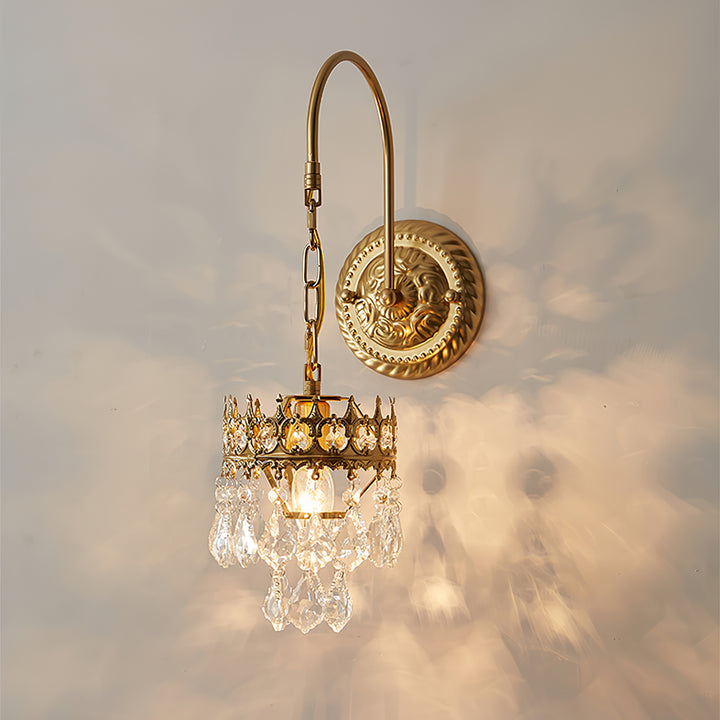 Crystal Crown Sconce