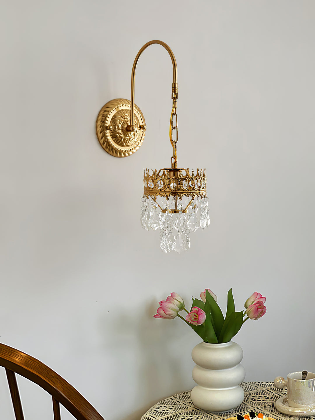 Crystal Crown Sconce