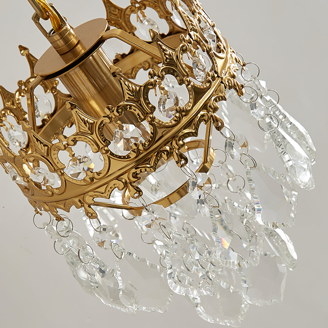 Crystal Crown Sconce